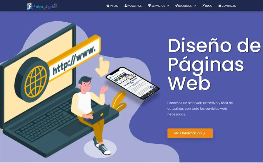 Sitio web de Fabri Digital